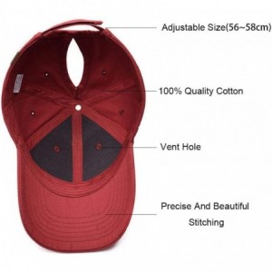 Baseball Caps Ponytail Baseball Cap Hat Adjustable Outdoor Sports Cap Hat for Women Famale Girls - White - CS18K5XD280 $11.67