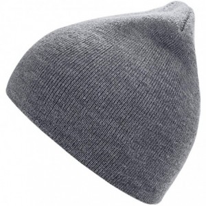 Skullies & Beanies Winter Beanie Hat Warm Knit Hats Acrylic Knit Cuff Beanie Cap for Women & Men - Grey-2 - C718K6CC76D $11.03