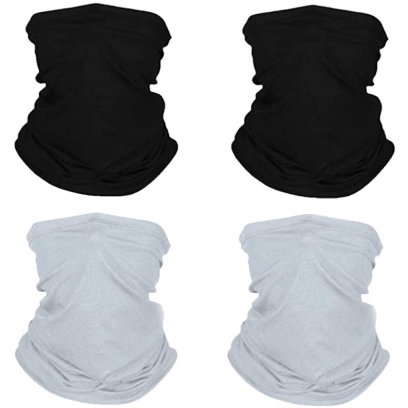 Balaclavas 4 Pieces Seamless Face Mask Neck Gaiter Scarf Sunscreen Breathable Bandana for Dust- Outdoors- Festivals- Sports -...