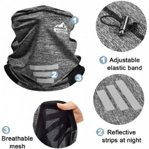 Balaclavas Neck Gaiter Scarf Sun UV Protection Balaclava Breathable Face Mask Outdoor Activity Head Wrap - Gray - C9198S76ERA...