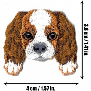 Skullies & Beanies [ Cavalier King Charles Spaniel ] Cute Embroidered Puppy Dog Warm Knit Fleece Winter Beanie Skull Cap - Bl...