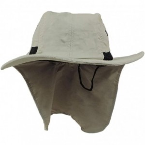 Sun Hats Stone Beige Outdoor Sun Flap Hat - C011K0R6QUX $15.31