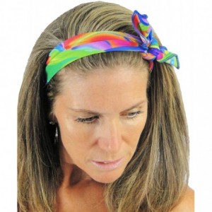 Headbands Removable Bow Training Headband - No Slip - No Sweat- Savoia Royal Blue - Savoia Royal Blue - C312I8WPH1F $9.47