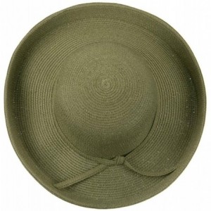 Sun Hats UPF 50+ Cotton Paper Braid Large Kettle Brim Hat - Sage - Other - CU116MT0YB5 $40.26