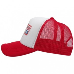 Baseball Caps Adult Gump Running Hat- Shrimp Mesh Baseball Trucker Cap- Cosplay Costumes - Rose Red-1 - CC18COL9A7Z $8.15