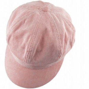 Newsboy Caps Newsboy Hat-Plain Cabbie Visor Beret Gatsby Ivy Caps for Women - C-pink(corduroy) - CC188G22GC6 $11.08