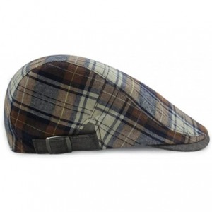 Newsboy Caps Checker Check Plaid Tartan Newsboy Beret Cap Hat FFH032 - Ffh268s06 - CD11YU0D1F9 $13.46