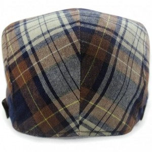 Newsboy Caps Checker Check Plaid Tartan Newsboy Beret Cap Hat FFH032 - Ffh268s06 - CD11YU0D1F9 $13.46