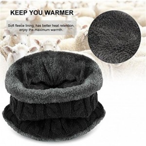 Skullies & Beanies Winter Knitting Beanie Toboggan winter - Black - CS1887KGINN $9.15