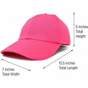 Baseball Caps Baseball Cap Mens Trucker Hat Dad Hats Caps for Women 12 Pack - Hot Pink - C118IE3LA94 $22.13