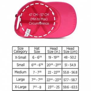 Baseball Caps Baseball Cap Mens Trucker Hat Dad Hats Caps for Women 12 Pack - Hot Pink - C118IE3LA94 $22.13