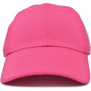 Baseball Caps Baseball Cap Mens Trucker Hat Dad Hats Caps for Women 12 Pack - Hot Pink - C118IE3LA94 $22.13