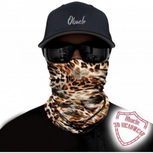 Balaclavas Seamless Bandana Rave Face Mask Women Men for Dust Wind Sun Protection - Leopard Light Yellow Print - C9198KIC5N2 ...