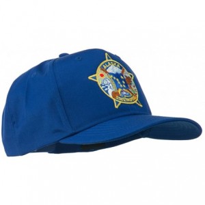 Baseball Caps Alaska State Troopers Patch Cap - Royal - C411RNPCBX1 $20.19