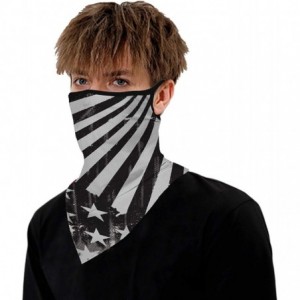 Balaclavas Men Women Neck Gaiter Face Mask Scarf Bandana Ear Loops Rave Outdoor Balaclava for Dust Wind UV Sun Protective - C...