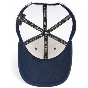 Baseball Caps Trump Train 2020 American Fl-ag Hat Men's Baseball Cap Adjustable Mesh Cap - Dark Blue - CW18UC584I4 $11.32