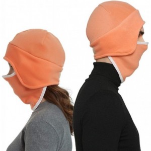 Skullies & Beanies Fleece 2 in 1 Hat/Headwear-Winter Warm Earflap Skull Mask Cap Outdoor Sports Ski Beanie for Men&Women - CA...