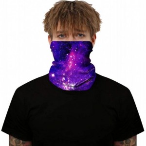 Balaclavas Seamless Rave Bandana Mask Headwear Neck Gaiter Scarf Unisex Balaclava Face Mask - Starry07 - CV1983NE5Y4 $10.69