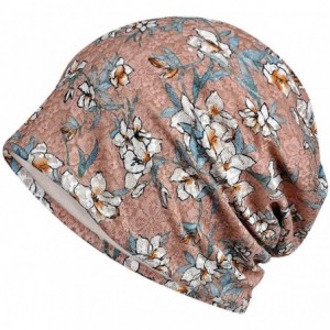 Skullies & Beanies Chemo Cancer Sleep Scarf Hat Cap Cotton Beanie Lace Flower Printed Hair Cover Wrap Turban Headwear - C6196...