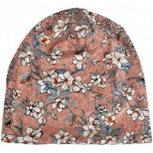 Skullies & Beanies Chemo Cancer Sleep Scarf Hat Cap Cotton Beanie Lace Flower Printed Hair Cover Wrap Turban Headwear - C6196...