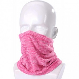 Balaclavas Men's Fleece Ski Balaclava Hood Cold Weather Windproof Face Mask - Pink - CZ18YKZIU7X $13.86
