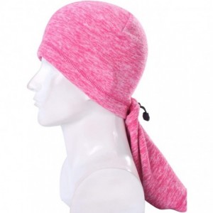 Balaclavas Men's Fleece Ski Balaclava Hood Cold Weather Windproof Face Mask - Pink - CZ18YKZIU7X $13.86