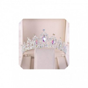 Headbands Champagne Crystal Rhinestone Headbands Accessories - Color - CD18TW4HLXL $22.62