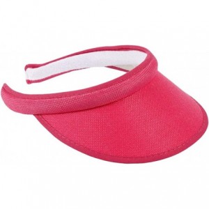 Sun Hats Thicker Sweatband Adjustable Cycling - Hot Pink - C118TWLZ5UM $7.81