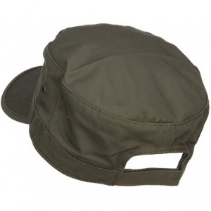 Baseball Caps Big Size Trendy Army Style Cap - Olive - CP17AZ8SANI $22.20