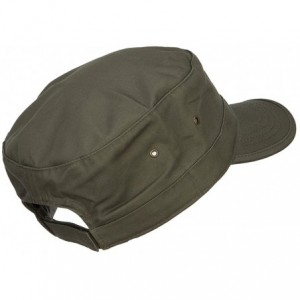 Baseball Caps Big Size Trendy Army Style Cap - Olive - CP17AZ8SANI $22.20