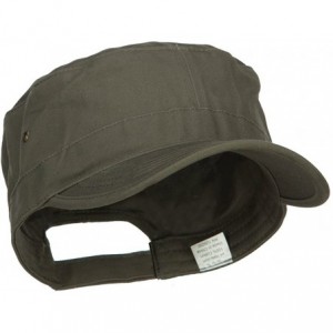 Baseball Caps Big Size Trendy Army Style Cap - Olive - CP17AZ8SANI $22.20