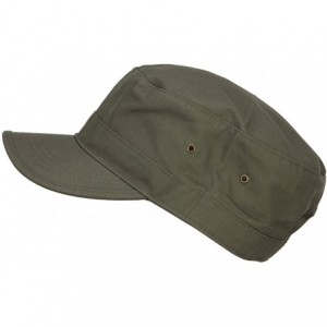 Baseball Caps Big Size Trendy Army Style Cap - Olive - CP17AZ8SANI $22.20