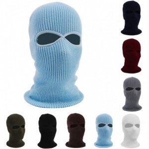 Skullies & Beanies Unisex Thermal Hat Liner Skull Cap Beanie with Ear Covers Ultimate Helmet 2 Hole - White - CR18QNL9SL3 $9.56