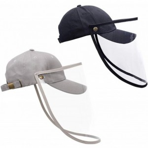 Baseball Caps Baseball Hat- Bucket Hat Men & Women- Fashion Sun Hat UV-Proof - N-black+gray - CC198U0ACY4 $44.03