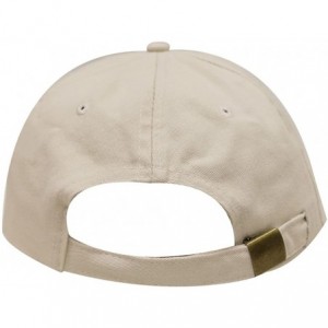 Baseball Caps Earth Cotton Baseball Dad Cap - Putty - CF17YQRAUAN $10.94