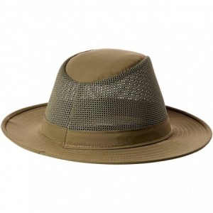 Cowboy Hats Hiker Mesh Breezer with Moisture Wicking Sweatband - Olive - C111HN6YDSV $36.88