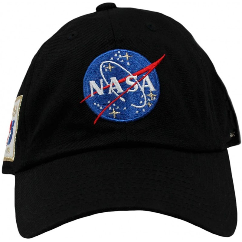 Baseball Caps Skylab NASA Hat with Special Edition Patch - Black - CV18AKWOZDR $26.88