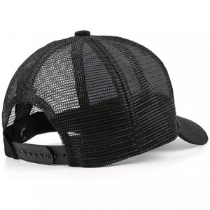 Baseball Caps Mens Popular Sport Hat Baseball Cap Trucker Hat - Black-2 - CW18WM9A75E $25.36