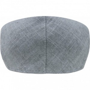 Newsboy Caps Unisex Linen Ivy Cap-2145 - Slate Grey - C911WUAR15L $11.28