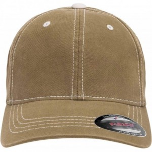 Baseball Caps Men's Contrast Stitch Dad Cap - Loden/Stone - CO18RSXK3ZE $12.29