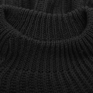 Berets Basic Cable Knit French Beret - Black - CC18CM642U2 $12.49