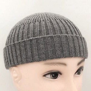 Skullies & Beanies Fashion Fall Winter Knitted Hat Skull Cap Sailor Cap Cuff Beanie Vintage for Men Women - 2 - CY1880SXAES $...