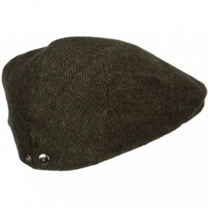 Newsboy Caps Men's Adjustable Wool Blend Ivy Cap - Green - CA12LJZ03M1 $39.22
