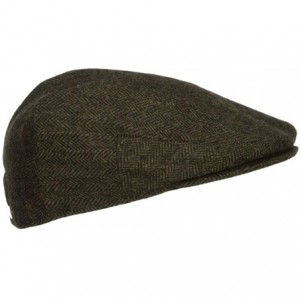 Newsboy Caps Men's Adjustable Wool Blend Ivy Cap - Green - CA12LJZ03M1 $39.22