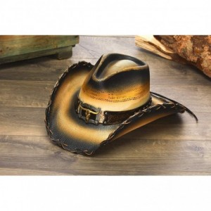 Cowboy Hats Men's Texas Lonehorn Longhorn Western Hat - CW18OQTTGA8 $52.08