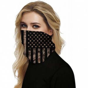 Balaclavas Stars and Stripes USA Flag Bandana Neck Gaiter Balaclavas Scarf Headband - Usa Flag 4 - CY19998AQ43 $12.11