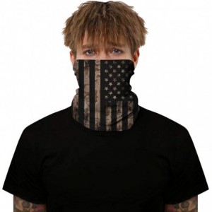 Balaclavas Stars and Stripes USA Flag Bandana Neck Gaiter Balaclavas Scarf Headband - Usa Flag 4 - CY19998AQ43 $12.11