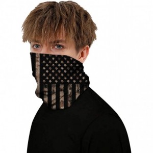 Balaclavas Stars and Stripes USA Flag Bandana Neck Gaiter Balaclavas Scarf Headband - Usa Flag 4 - CY19998AQ43 $12.11