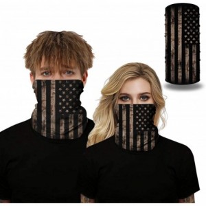 Balaclavas Stars and Stripes USA Flag Bandana Neck Gaiter Balaclavas Scarf Headband - Usa Flag 4 - CY19998AQ43 $12.11