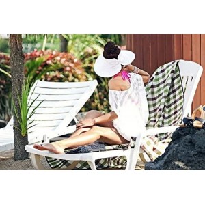 Sun Hats Women & Children Beach Hat Sun Visor Foldable Roll up Wide Brim Straw Hat Cap - Adult Size Color Black - C311ZV0712L...